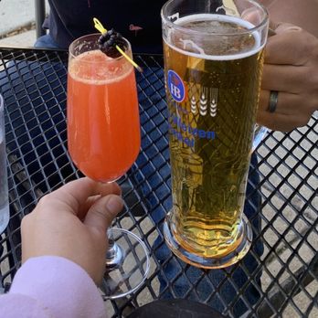 Tuman's Tap and Grill - Blackberry mimosa & beer - Pubs Near Me - Chicago, Illinois