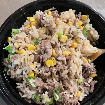 Pepper Lunch - Ordered jumbo plate and got this fried rice whatever. - Teppanyaki Near Me - Irvine, California