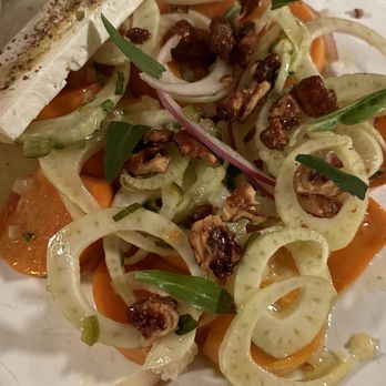 Shukette - Persimmon Salad - Middle Eastern Near Me - New York, New York Shukette - Persimmon Salad - Middle Eastern Near Me - New York, New York