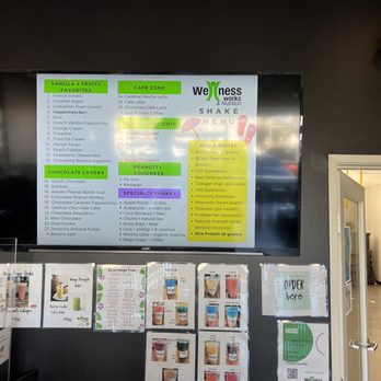 Wellness Works & Nutrition - This is the options for what flavor you want as well as other menu items - Coffee & Tea Near Me - Costa Mesa, California Wellness Works & Nutrition - This is the options for what flavor you want as well as other menu items - Coffee & Tea Near Me - Costa Mesa, California