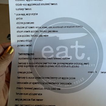 Eat. - Eat menu 1 - New American Near Me - Las Vegas, Nevada Eat. - Eat menu 1 - New American Near Me - Las Vegas, Nevada