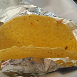Expected a real fried shell at this "authentic" Mexican restaurant.