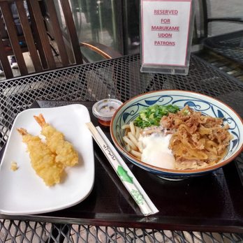 Marugame Udon - Shrimp tempura, Niktama Undon - Japanese Near Me - Honolulu, Hawaii Marugame Udon - Shrimp tempura, Niktama Undon - Japanese Near Me - Honolulu, Hawaii