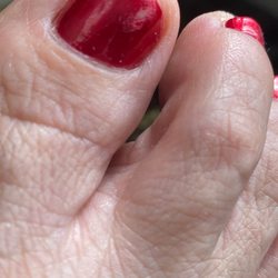 Pure Nail Bar - This is a $57 dollar pedi x2 plus $20 tip. $140 plus spent. Poor service for daughter and definitely bad polish applications.
