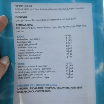 Retreat Pool & Cabanas - Menu Aug. 2025 - New American Near Me - El Cajon, California Retreat Pool & Cabanas - Menu Aug. 2025 - New American Near Me - El Cajon, California