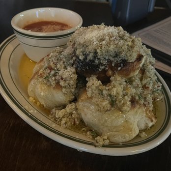 Pizza Bruno - Garlic Knots with Sauce - WOWWWWW - Pizza Near Me - Orlando, Florida