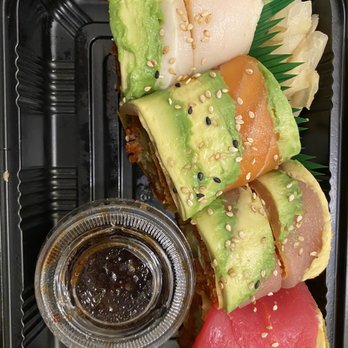 Kanji - West Ashley - Top view of kanji roll- no rice - Japanese Near Me - Charleston, South Carolina Kanji - West Ashley - Top view of kanji roll- no rice - Japanese Near Me - Charleston, South Carolina