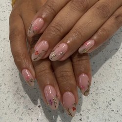 Nail Place - LA - Chrome-Cateye nails design. Call or text for your nails appointment at 213-346-9791