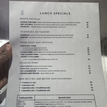 Umai Nori - Menu - Sushi Bars Near Me - Washington, DC, District of Columbia Umai Nori - Menu - Sushi Bars Near Me - Washington, DC, District of Columbia