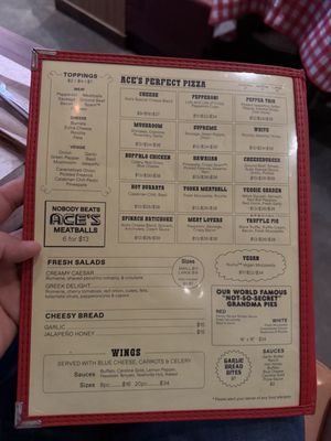 Menu photo 4 Ace's Pizza Brooklyn, NY Menu photo 4 Ace's Pizza Brooklyn, NY