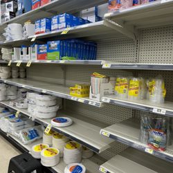 Dollar General - Paper products picked over hard!