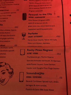 Menu photo 4 Cahoots Bar Soho, XGL
