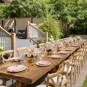 LJ's Partyland - Rustic tables, cross-back chairs & timeless details for your special event. Book today: 323-790-9087 - Party Equipment Rentals Near Me LJ's Partyland - Rustic tables, cross-back chairs & timeless details for your special event. Book today: 323-790-9087 - Party Equipment Rentals Near Me