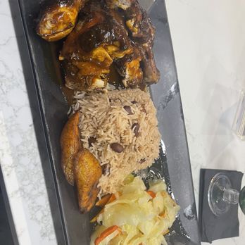 Reggae Jerk Hut - 1/2 Jerk Chicken - Caribbean Near Me - McKinney, Texas