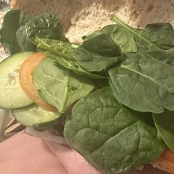 No condiments on half of the bread & uncored tomato on a sandwich that costs $11.29