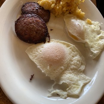 Cracker Barrel Old Country Store - Eggs with Hashbrown Casserole and Smoked Sausage Patties - Southern Near Me - Mesa, Arizona