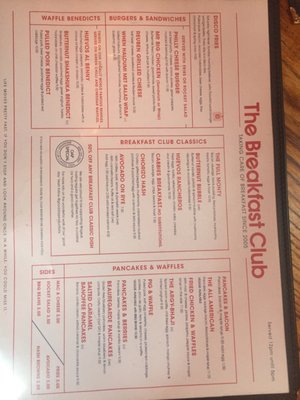 Menu photo 7 The Breakfast Club London, XGL Menu photo 7 The Breakfast Club London, XGL