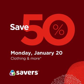 Savers - Sale day today 1/20 - Thrift Stores Near Me - San Jose, California Savers - Sale day today 1/20 - Thrift Stores Near Me - San Jose, California