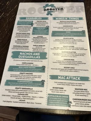 Menu photo 1 Crafty Rooster Conway, SC Menu photo 1 Crafty Rooster Conway, SC