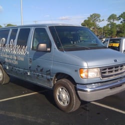 A van so important and awesome it needs FOUR parking spaces!