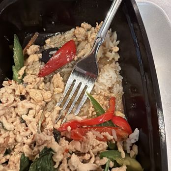 Thai Rice N Noodle - Minced chicken was not flavored good. - Thai Near Me - Fort Worth, Texas Thai Rice N Noodle - Minced chicken was not flavored good. - Thai Near Me - Fort Worth, Texas