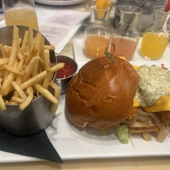 Easy Like Sunday - Fried fish sandwich with grilled onions added (soooo good) - Breakfast & Brunch Near Me - Baltimore, Maryland Easy Like Sunday - Fried fish sandwich with grilled onions added (soooo good) - Breakfast & Brunch Near Me - Baltimore, Maryland