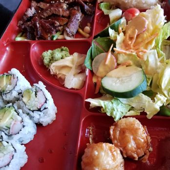 Aji 53 - Lunch beef teriyaki bento - melt in your mouth meat - Sushi Bars Near Me - Bay Shore, New York Aji 53 - Lunch beef teriyaki bento - melt in your mouth meat - Sushi Bars Near Me - Bay Shore, New York