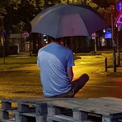 Baustelle 4 U - Meditativer Ausblick auf die Straße
