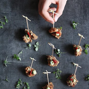 Drew's Catering & Events - Chicken Karaage Canape - Caterers Near Me - Vancouver, British Columbia Drew's Catering & Events - Chicken Karaage Canape - Caterers Near Me - Vancouver, British Columbia