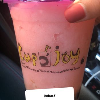 Cup O' Joy - Boba drink !!!!! Strawberry Slush - Coffee & Tea Near Me - Los Angeles, California Cup O' Joy - Boba drink !!!!! Strawberry Slush - Coffee & Tea Near Me - Los Angeles, California