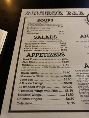 Menu photo 6 Anchor Bar Detroit, MI Menu photo 6 Anchor Bar Detroit, MI