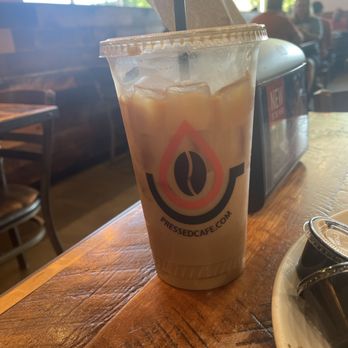 Pressed Cafe Burlington - Large ice latte! - Breakfast & Brunch Near Me - Burlington, Massachusetts Pressed Cafe Burlington - Large ice latte! - Breakfast & Brunch Near Me - Burlington, Massachusetts