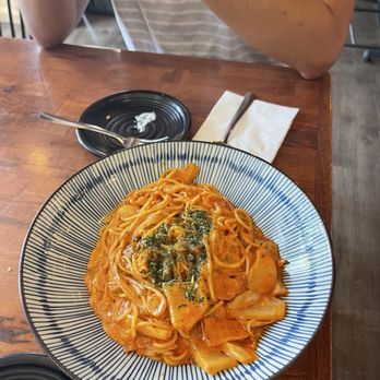 Kuljem Chicken & Beer - Kimchi Pasta - Korean Near Me - San Diego, California