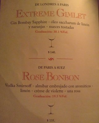 Menu photo 7 Verne Club Buenos Aires, C
