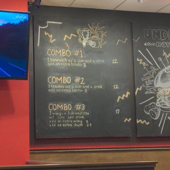 Underdog Hot Chicken - Menu featuring combos - Chicken Wings Near Me - Boston, Massachusetts Underdog Hot Chicken - Menu featuring combos - Chicken Wings Near Me - Boston, Massachusetts