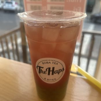 Boba at Tiffany’s - A fancy Arnold Palmer with popping kiwi boba - Bubble Tea Near Me - Twain Harte, California