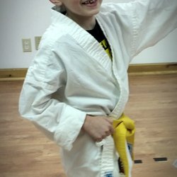 One Strike Buffalo Isshin Ryu Karate and Kobudo - One of our "Isshin Ryu Young Dragons"