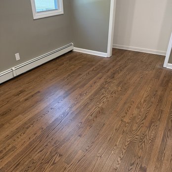 Noble Floor Sanding - Nutmeg Bona Traffic Poly - Flooring Near Me - West Islip, New York