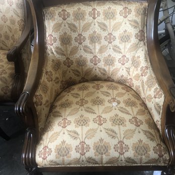 Dow Upholstery - accent chair before - Fabric Stores Near Me - Cramerton, North Carolina