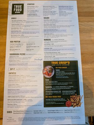 Menu photo 4 True Food Kitchen Tampa, FL Menu photo 4 True Food Kitchen Tampa, FL