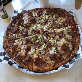 YaYa's Pizza Palace - Special Classic Pizza with regular crust  Note: Don't let my picture fool you.  The pizza was perfect! - Pizza Near Me - Sardis City, Alabama