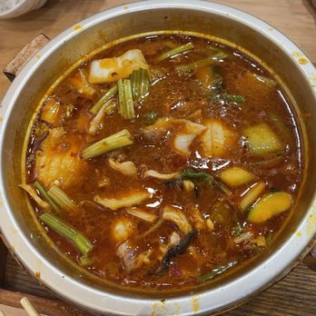 Soup on Soup - 水煮魚片(脆魚)$15.95 Fish Fillet w/ hot chili sauce (thornless ) - Noodles Near Me - Brooklyn, New York Soup on Soup - 水煮魚片(脆魚)$15.95 Fish Fillet w/ hot chili sauce (thornless ) - Noodles Near Me - Brooklyn, New York