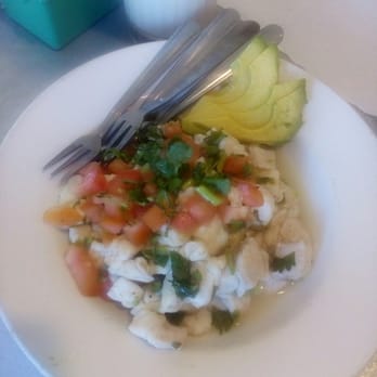 Taco Temple - Ceviche for the adventurous. Great for sharing. Eat it on its own, with rice or with chips. - Mexican Near Me - Morro Bay, California Taco Temple - Ceviche for the adventurous. Great for sharing. Eat it on its own, with rice or with chips. - Mexican Near Me - Morro Bay, California