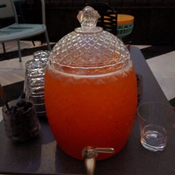 The Lookup - Rose sangria in pineapple - Cocktail Bars Near Me - New York, New York The Lookup - Rose sangria in pineapple - Cocktail Bars Near Me - New York, New York