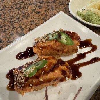 Sushi Oaks - Crispy rice with spicy tuna - Sushi Bars Near Me - Newbury Park, California Sushi Oaks - Crispy rice with spicy tuna - Sushi Bars Near Me - Newbury Park, California