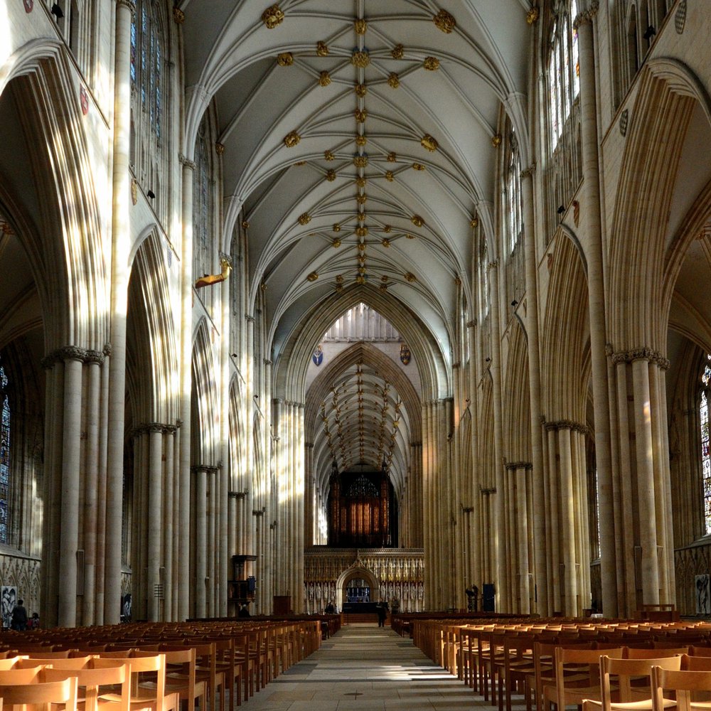York Minster - From the back facing the front - Churches Near Me - York, YOR