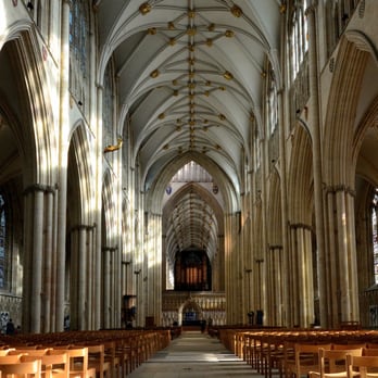 York Minster - From the back facing the front - Churches Near Me - York, YOR
