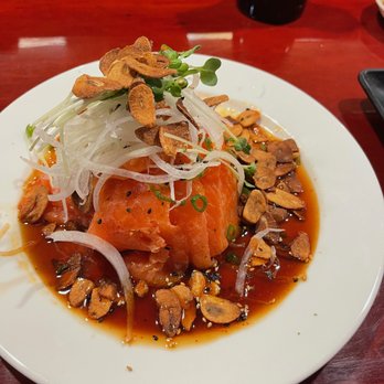 Gen Kai Sushi - Spicy garlic salmon - Japanese Near Me - Dana Point, California