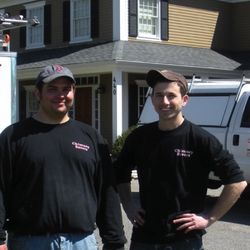 Chimney Savers - Left: Masonry Foreman Dave Watt & Right: Lead Chimney Sweep Technician Jimmy Beaudoin
