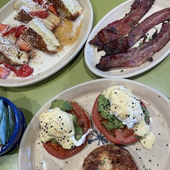 Snooze, an A.M. Eatery - OMG French Toast and Smashed Avocado Benny* - Breakfast & Brunch Near Me - Orange, California Snooze, an A.M. Eatery - OMG French Toast and Smashed Avocado Benny* - Breakfast & Brunch Near Me - Orange, California
